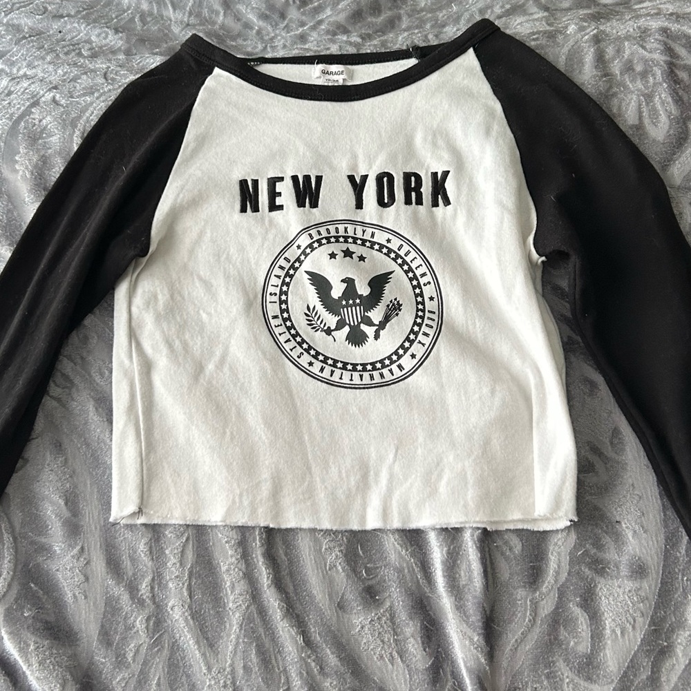 Garage New York Longe Sleeve Crop Top